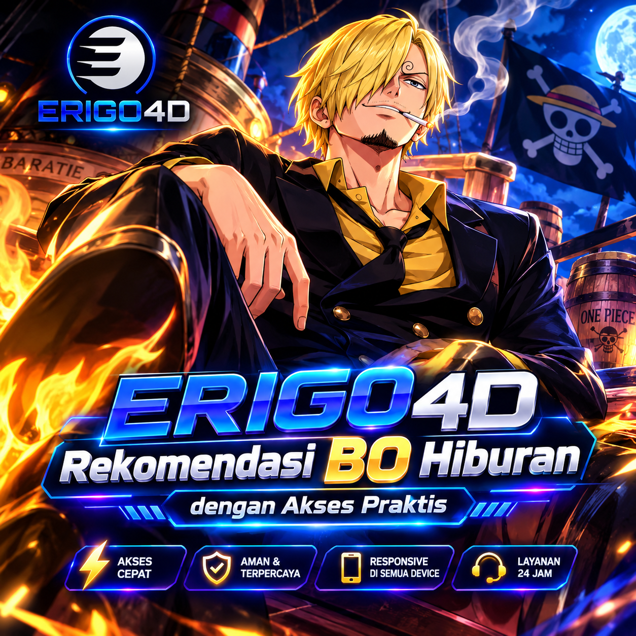 ERIGO4D | Rekomendasi BO Hiburan dengan Akses Praktis